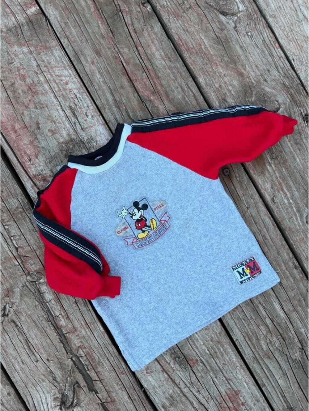 Vintage Y2K Toddler Boys Disney Mickey Mouse Crewneck Size 4T